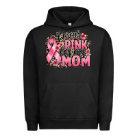 Pigment Black i wear pink for my mom Urban Hoodie - BarkalooDesign