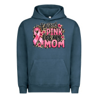 Pigment Midnight Navy i wear pink for my mom Urban Hoodie - BarkalooDesign