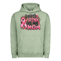 Pigment Oil Green i wear pink for my mom Urban Hoodie - BarkalooDesign