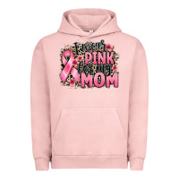 Pigment Salmon i wear pink for my mom Urban Hoodie - BarkalooDesign