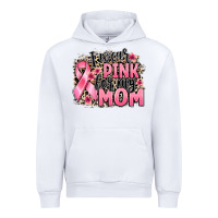 White i wear pink for my mom Urban Hoodie - BarkalooDesign