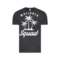 Vintage Black Mallorca Squad Beach Summer Surfing Swimming Travel Vacation Vintage Tee - longCreatives