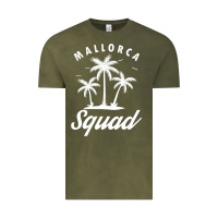Vintage Olive Mallorca Squad Beach Summer Surfing Swimming Travel Vacation Vintage Tee - longCreatives