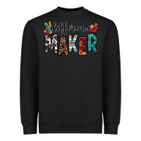 Black difference maker teacher Heavyweight Sweatshirt - OliviaCreatesArt