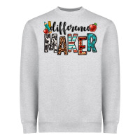 Difference Maker Teacher Heavyweight Sweatshirt | Teevron