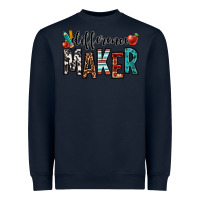 Navy difference maker teacher Heavyweight Sweatshirt - OliviaCreatesArt