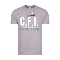Vintage Zinc CFI CFI Certified Flight Pilot Gift CFI Flying Instructor Vintage Tee - longCreatives