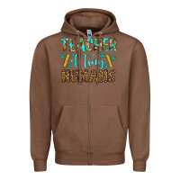 Chestnut teacher of tiny humans Zipper Hoodie - BundleAndBundleShop