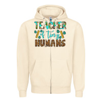 Sandshell teacher of tiny humans Zipper Hoodie - BundleAndBundleShop