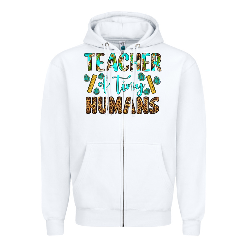 Teacher Of Tiny Humans Zipper Hoodie by BundleAndBundleShop | Teevron
