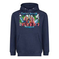 Navy santa's favorite respiratory therapist Heavyweight Hoodie - CowhideDigitalArt