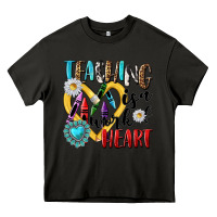 Asphalt teaching is a work of heart Heavy Core Tee - NancyCooperArtShop
