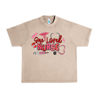 French Oak one loved nurse Urban Heavy Tee - texasbilliewilder