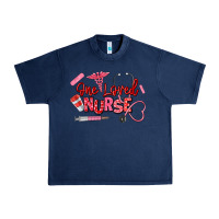 Navy one loved nurse Urban Heavy Tee - texasbilliewilder