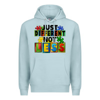 Blue Mist just different not less Premium Hoodie - FaDigitalArtStudio