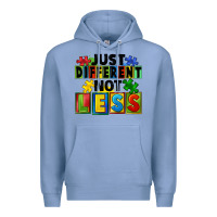 Colony Blue just different not less Premium Hoodie - FaDigitalArtStudio