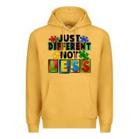 Mustard just different not less Premium Hoodie - FaDigitalArtStudio
