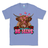 Colony Blue be mine highland cow Classic Tee - RanaPortraitStore