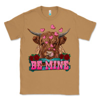 Toasted Coconut be mine highland cow Classic Tee - RanaPortraitStore