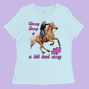 Classy Sassy & A Bit Bad Assy Ladies Tee Designed By Ranaportraitstore