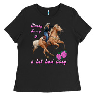 Black classy sassy & a bit bad assy Ladies Tee - RanaPortraitStore