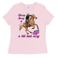 Bubblegum Pink classy sassy & a bit bad assy Ladies Tee - RanaPortraitStore