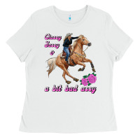 White classy sassy & a bit bad assy Ladies Tee - RanaPortraitStore