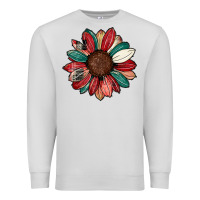 Dove Grey Christmas sunflower Premium Sweatshirt - CowhideDigitalArt