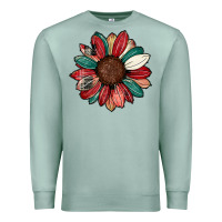 Seafoam Christmas sunflower Premium Sweatshirt - CowhideDigitalArt