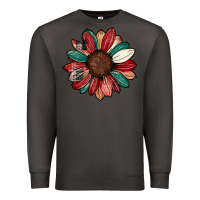 Smoke Christmas sunflower Premium Sweatshirt - CowhideDigitalArt