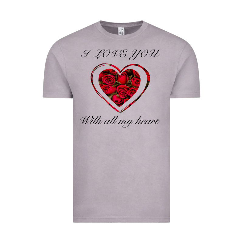 I Love You With All My Heart Vintage Tee by Bettercallsaul | Teevron