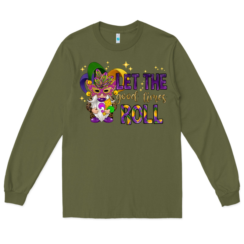 Let The Good Times Roll With Gnome Long Sleeve Tee by HowdyJamesFarm | Teevron