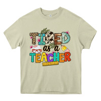 Mossy tired as a teacher Heavy Core Tee - NancyCooperArtShop