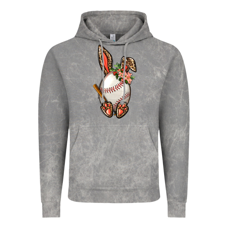 Baseball Easter Bunny Vintage Hoodie by NancyCooperArtShop | Teevron