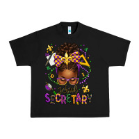 Black mardi gras school secretary afro messy bun Urban Heavy Tee - texasbilliewilder