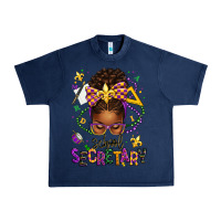 Navy mardi gras school secretary afro messy bun Urban Heavy Tee - texasbilliewilder