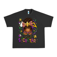 Pigment Black mardi gras school secretary afro messy bun Urban Heavy Tee - texasbilliewilder