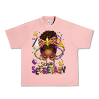 Salmon mardi gras school secretary afro messy bun Urban Heavy Tee - texasbilliewilder
