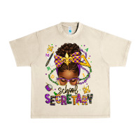 Sandshell mardi gras school secretary afro messy bun Urban Heavy Tee - texasbilliewilder