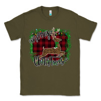 Army Green Merry Christmas Deer Classic Tee - Bettercallsaul