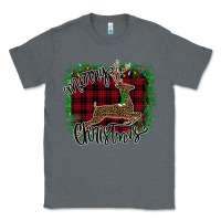Charcoal Heather Merry Christmas Deer Classic Tee - Bettercallsaul