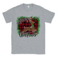 Heather Grey Merry Christmas Deer Classic Tee - Bettercallsaul
