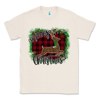 Natural Merry Christmas Deer Classic Tee - Bettercallsaul