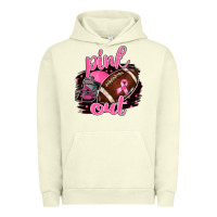 Pigment Pistachio Pink Out Football Urban Hoodie - BarkalooDesign