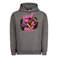 Pigment Tornado Pink Out Football Urban Hoodie - BarkalooDesign