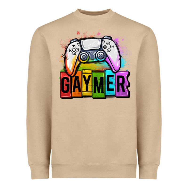 Gaymer Lgbtq Gaming Heavyweight Sweatshirt by OliviaCreatesArt | Teevron