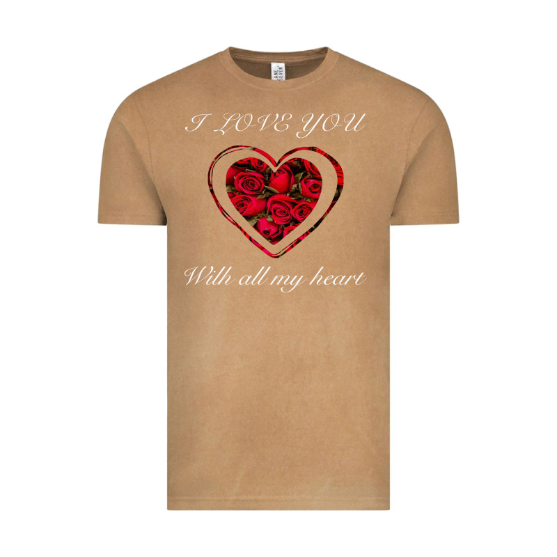 I Love You With All My Heart Vintage Tee by Bettercallsaul | Teevron