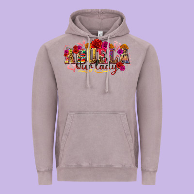 Abuela Our Lady Vintage Hoodie Designed By Texasbilliewilder