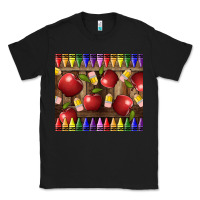 Black Crayons And Apples Classic Tee - LillyAllenDesigns
