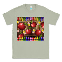 Matcha Crayons And Apples Classic Tee - LillyAllenDesigns
